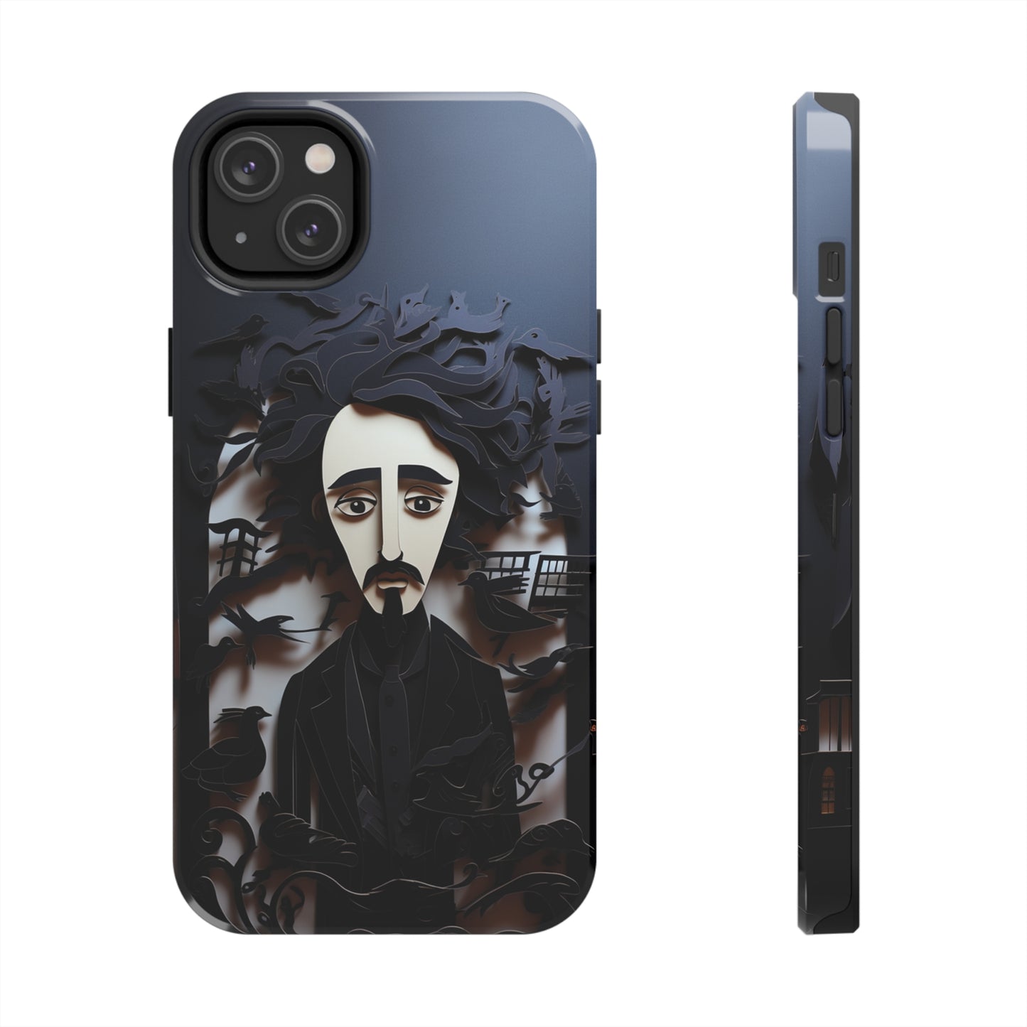 Edgar Allan Poe Gothic Halloween iPhone Case | Embrace the Dark Gothic Charm