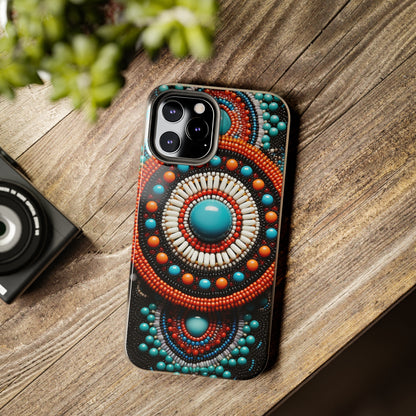 Native American Beadwork iPhone Case | Embrace Traditional Craftsmanship with Artistic Elegance