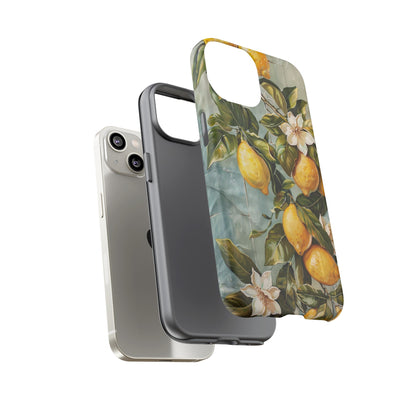 Mediterranean Lemon Tile Oil Painting iPhone 13 Case