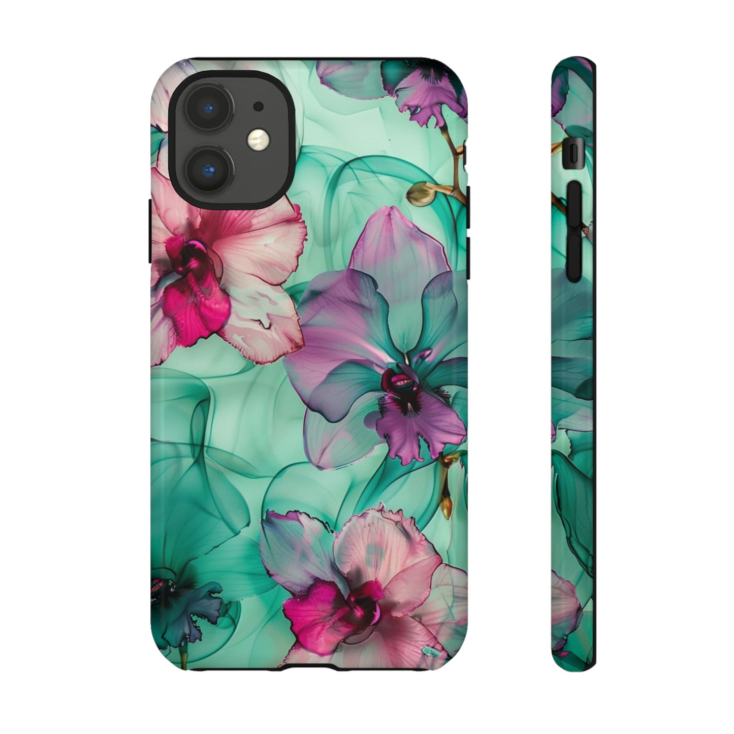 Watercolor Floral Orchids Phone Case