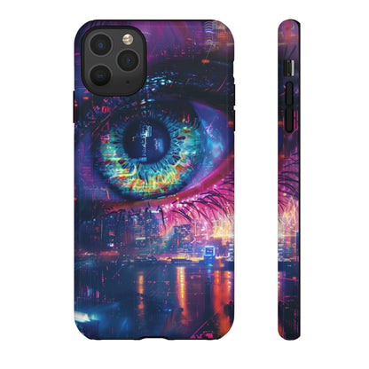 Eye of the Beholder Cyberpunk Art Phone Case