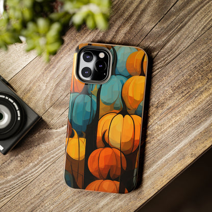 Halloween Fall Pumpkins iPhone Case | Embrace the Spooky Autumn Vibes