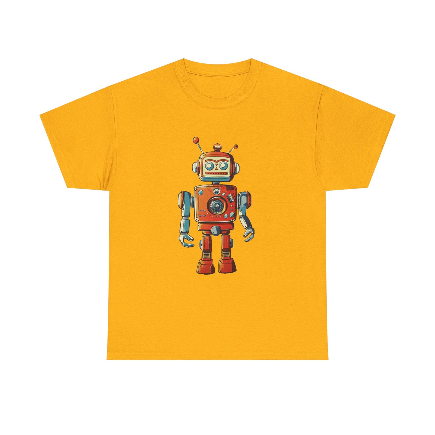vintage robot collector sci fi tee