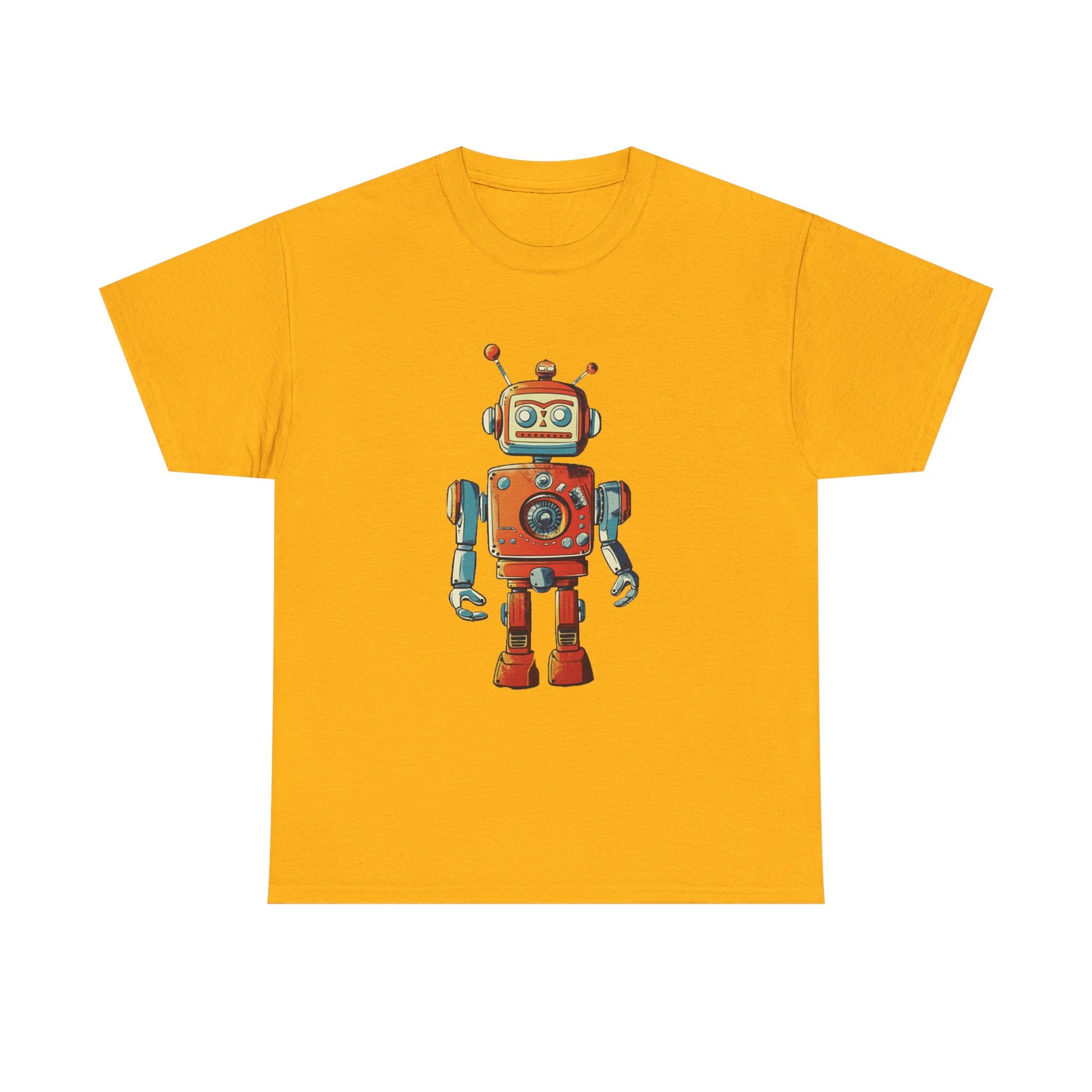 vintage robot collector sci fi tee