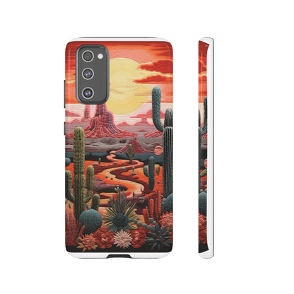 Cactus Desert Sunset Phone Case