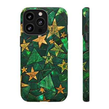 Green Celestial Stained Glass Mosaic Phone Case