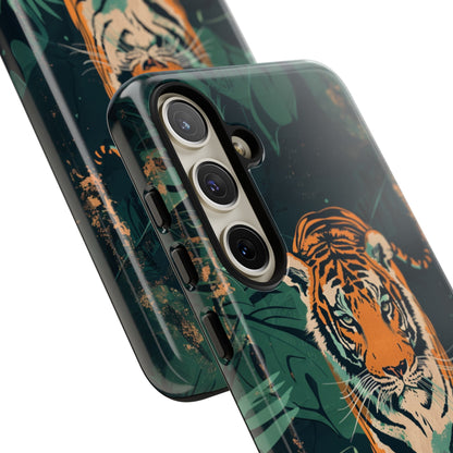 Retro Jungle Tiger iPhone Case 