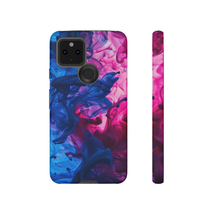 Magenta and Blue Color Explosion Phone Case