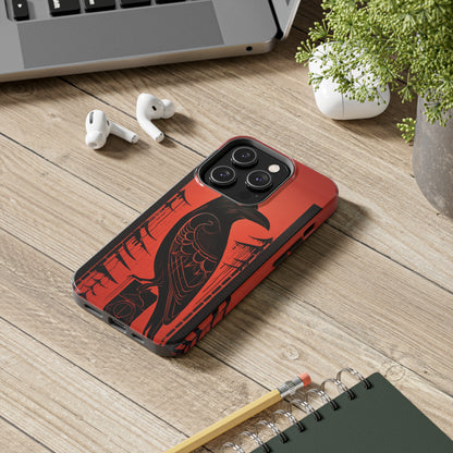 Mystic Totem: Northwest Native American Tribal Raven | Cultural Heritage iPhone Case