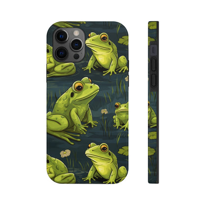 Frogs Tough iPhone Case | Embrace The Reptile Green Style and Reliable Protection