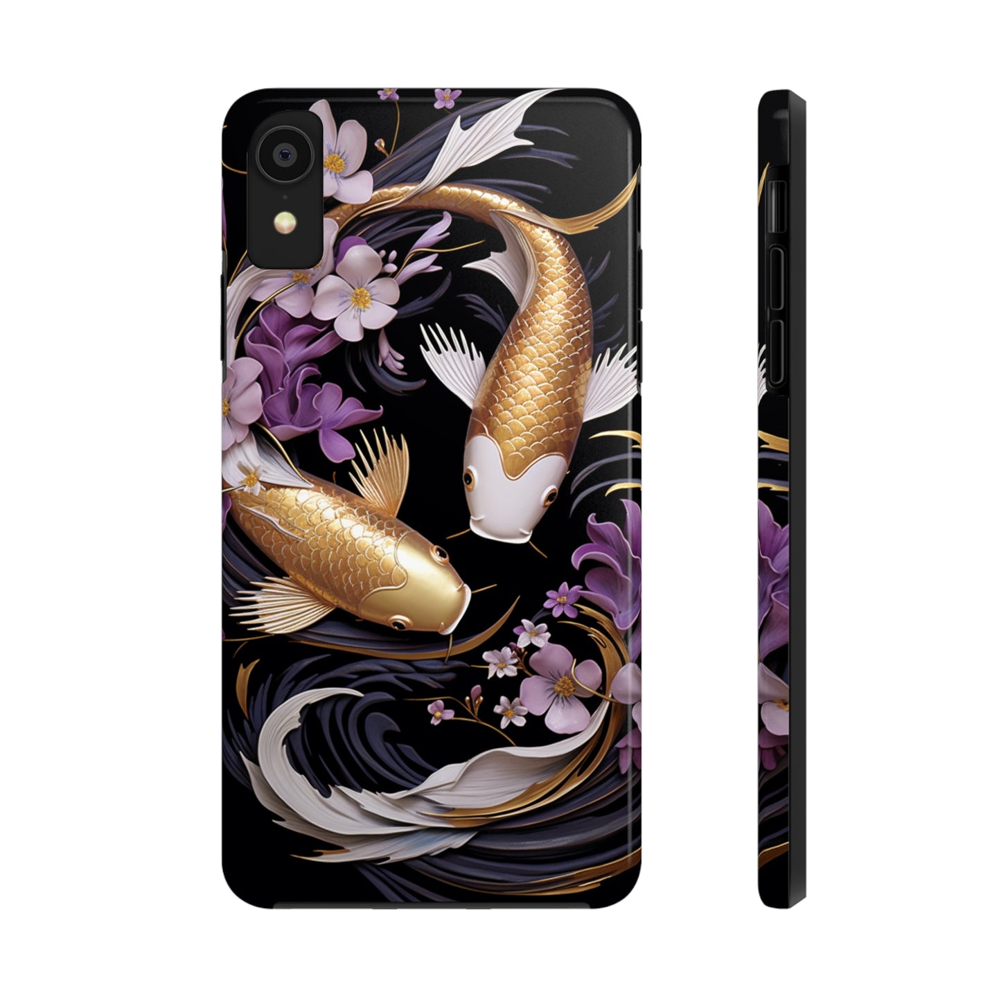 Graceful Flow: Koi Fish Inspired | Japanese Art Masterpiece iPhone Case