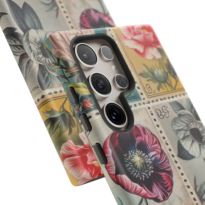 Vintage Floral Stamps Phone Case