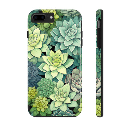 Succulent Desert Cactus Floral iPhone Case | Embrace the Beauty of Arid Elegance