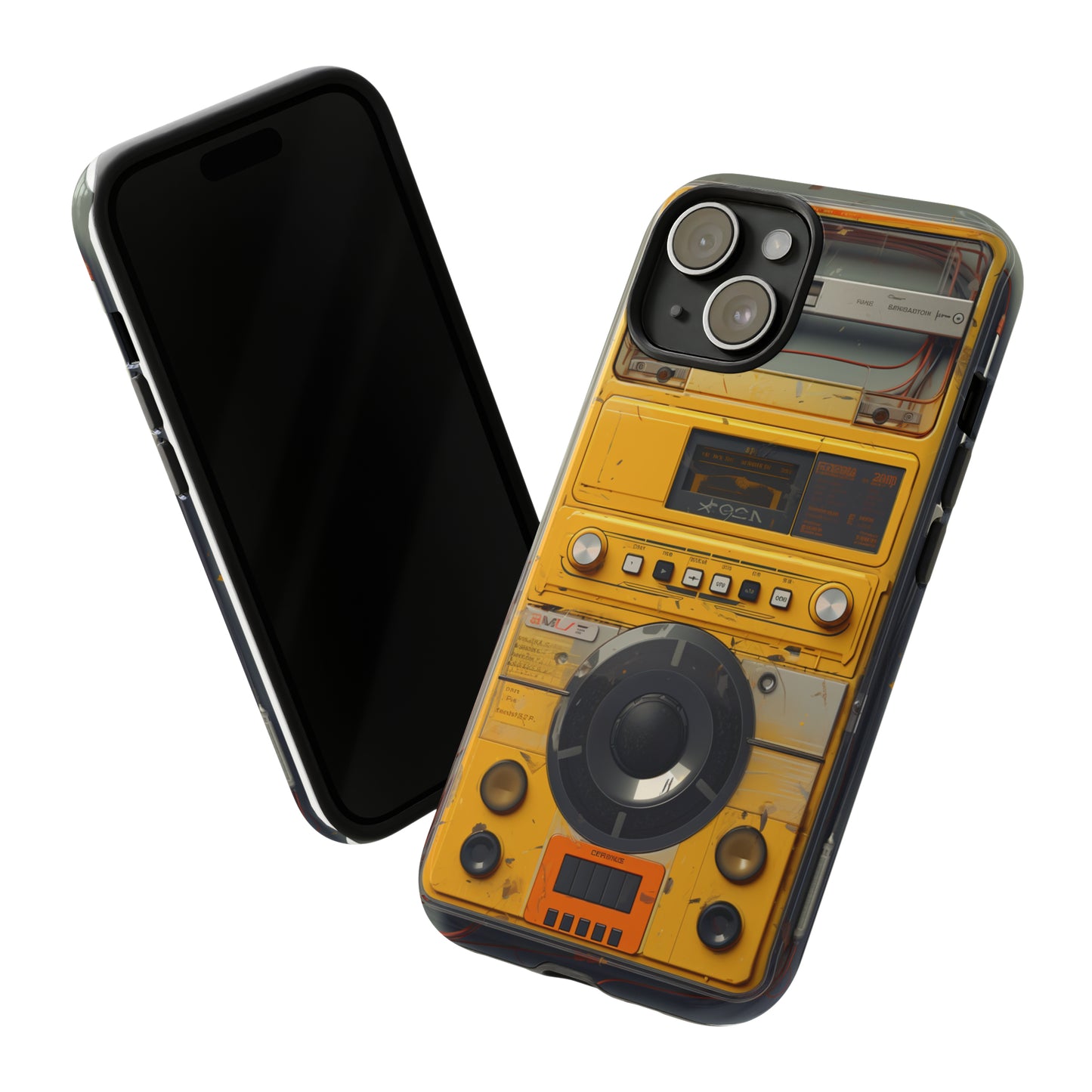 Cyberpunk Techno Gadget Walkman: Premium Phone Tough Case for iPhone, Samsung Galaxy, and Google Pixel