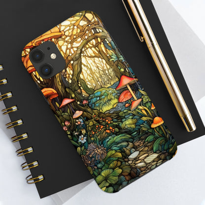 Magic Mushroom Boho Vibe iPhone Tough Case | Embrace the Enchantment of Nature with Durable Style