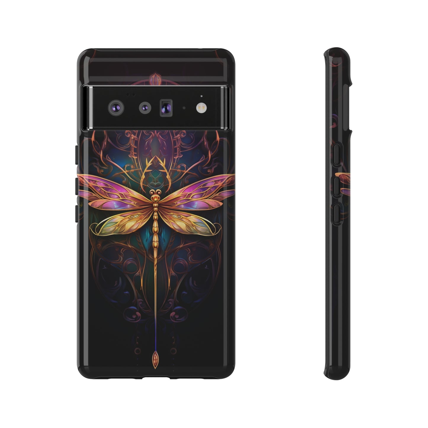 Art Nouveau Dragonfly - A Timeless Symbol of Elegance for Google Pixel, iPhone, and Samsung Cases