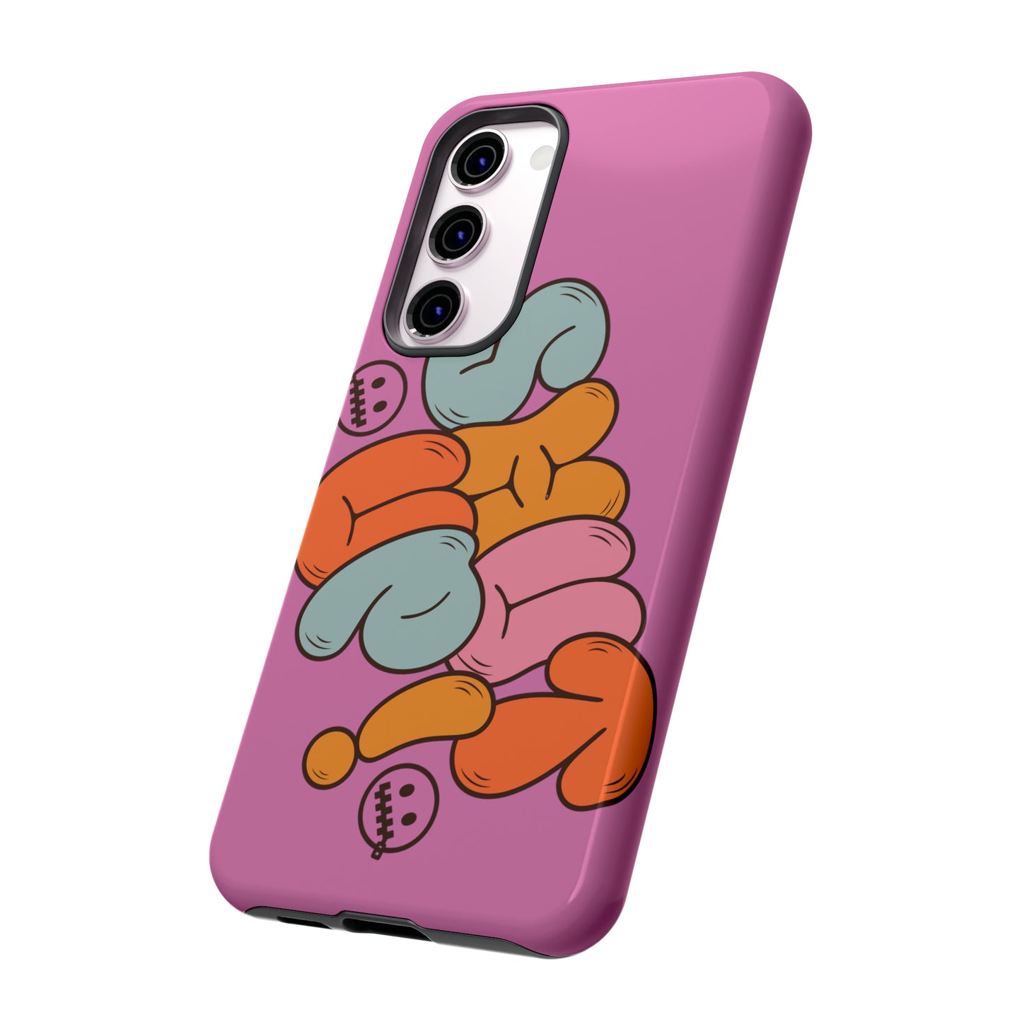 Shut Up Phone Case | Warm Retro Psychedelic Colors | For iPhone, Pixel, Samsung