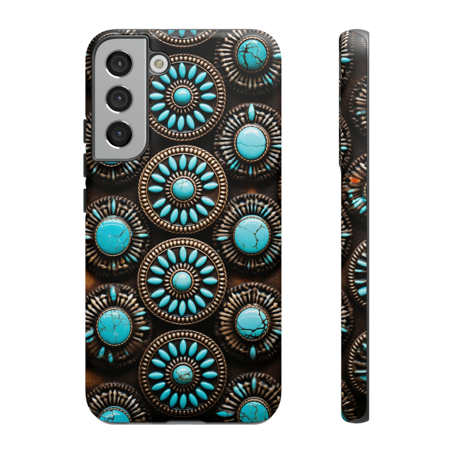 Vintage Navajo Native American Turquoise Concho Phone Case