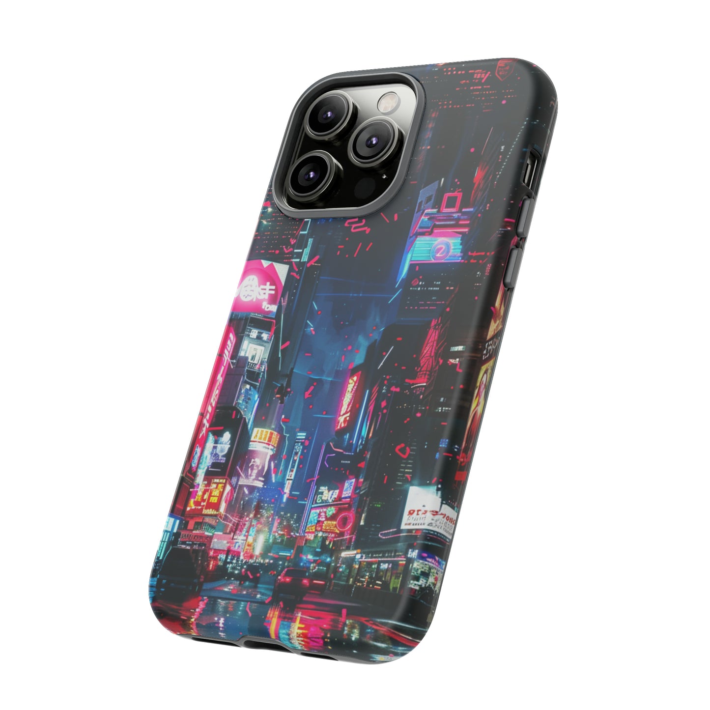 Cyberpunk Tokyo Cityscape Phone Case