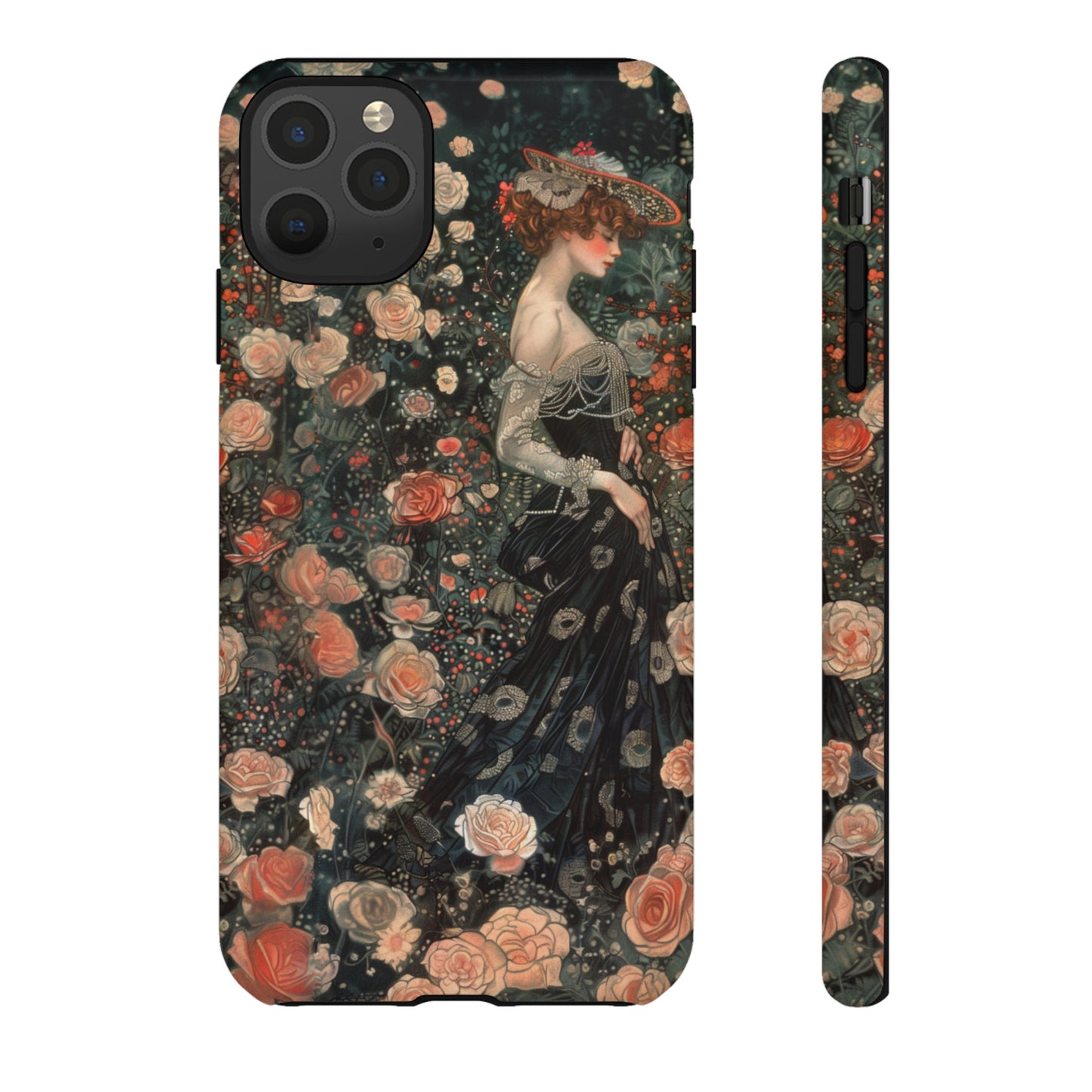 Art Nouveau French Floral Beauty Painting Phone Case