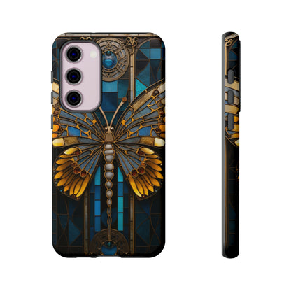 Stained Glass iPhone Butterfly Floral Aesthetic Art Nouveau