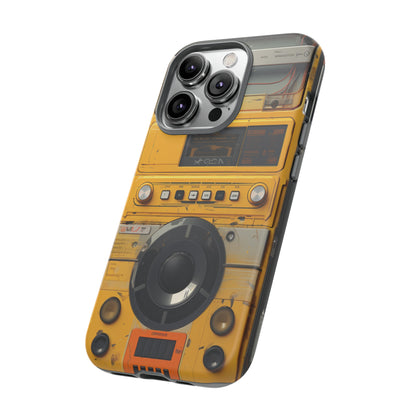 Cyberpunk Techno Gadget Walkman: Premium Phone Tough Case for iPhone, Samsung Galaxy, and Google Pixel