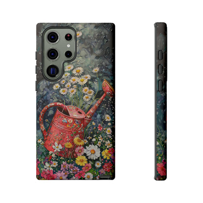 Flowers and Watering Can Floral Oil Painting Phone Case