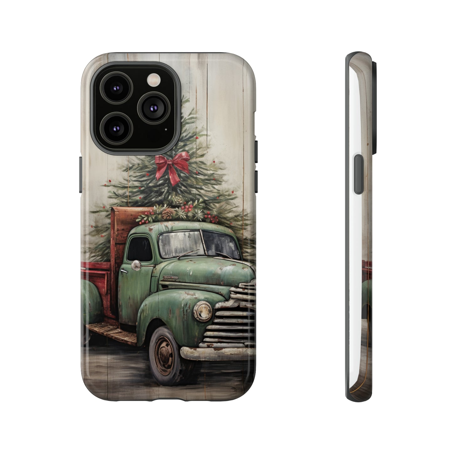 Christmas Pickup Truck Phone Case for iPhone