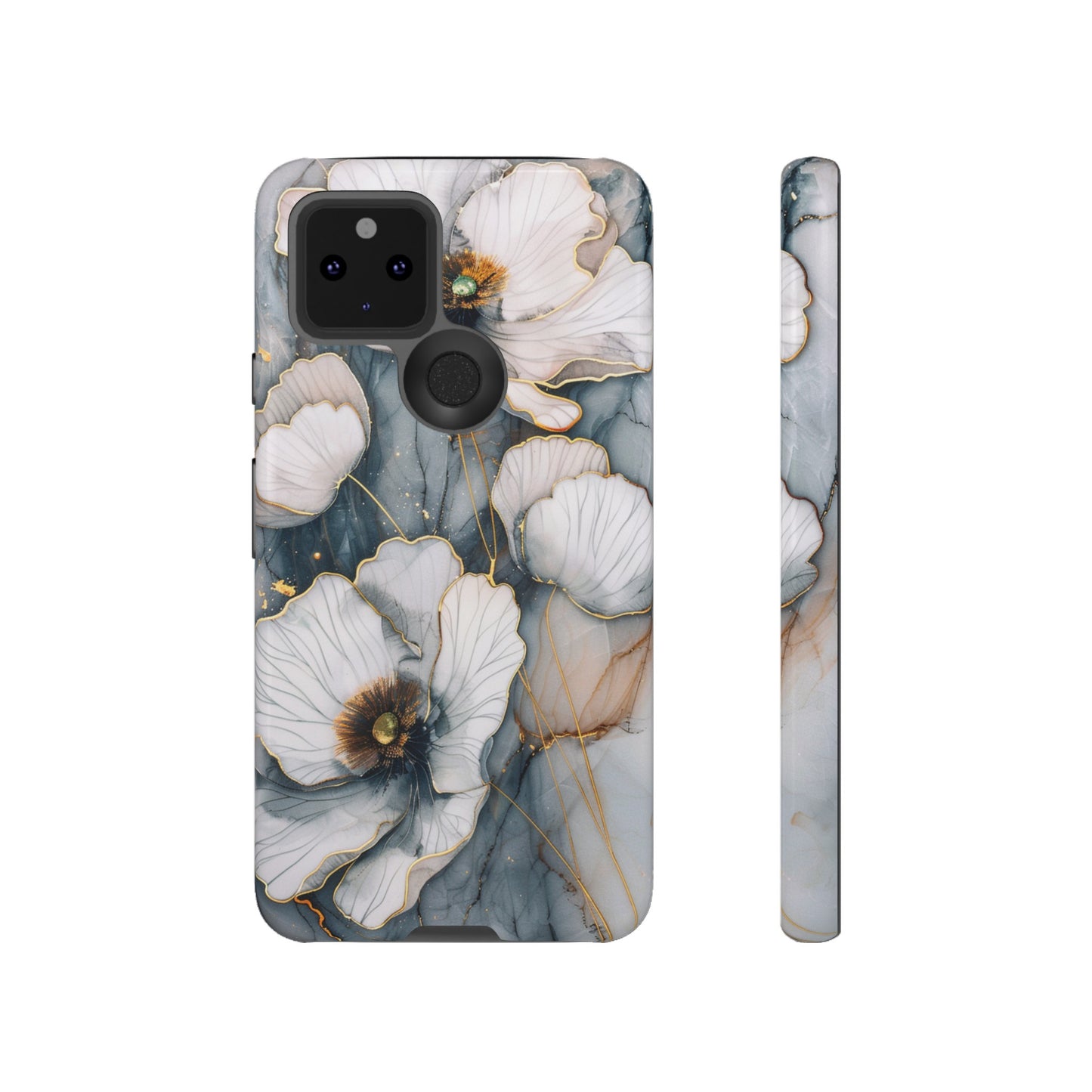 Flowers and Gold Phone Case