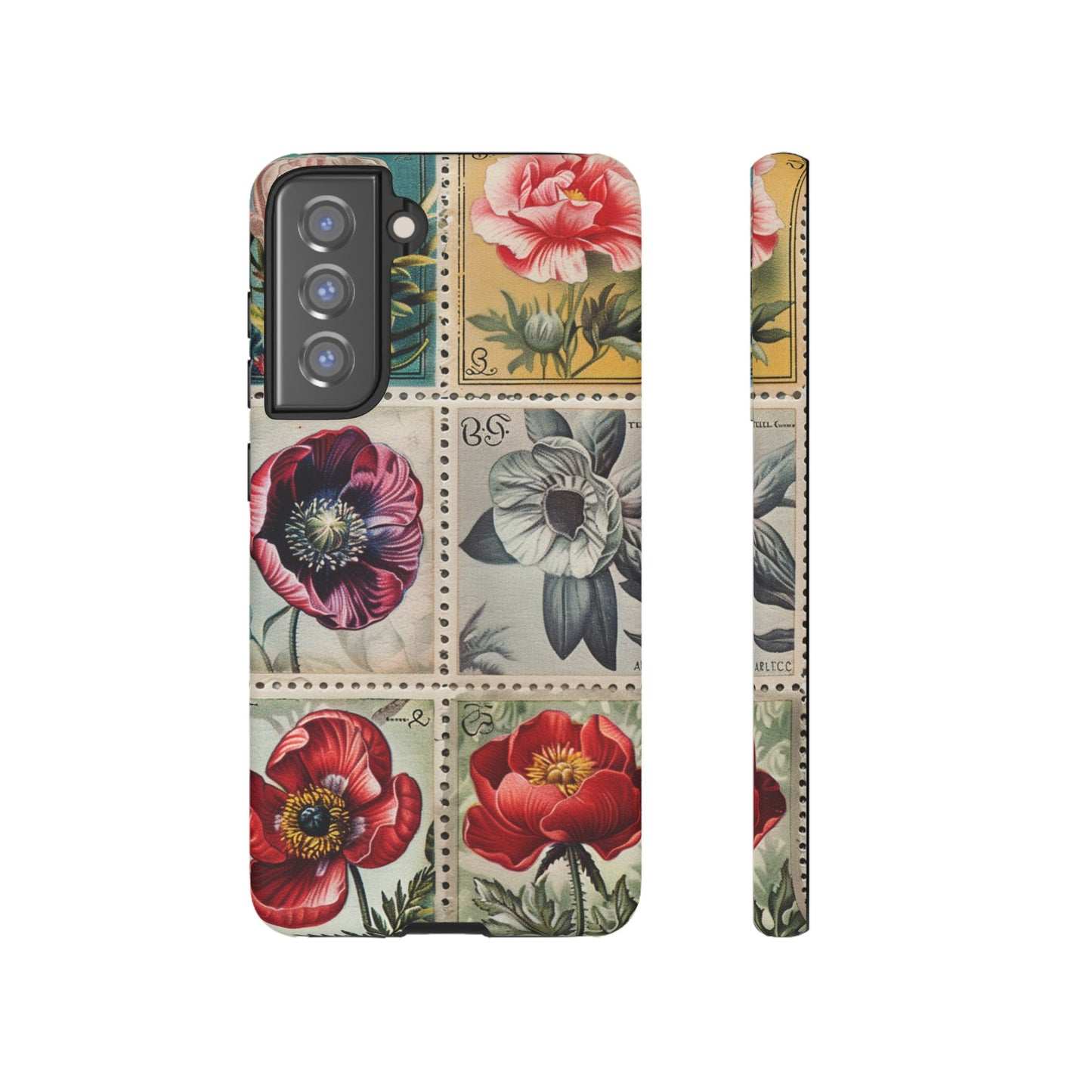 Vintage Floral Stamps Phone Case