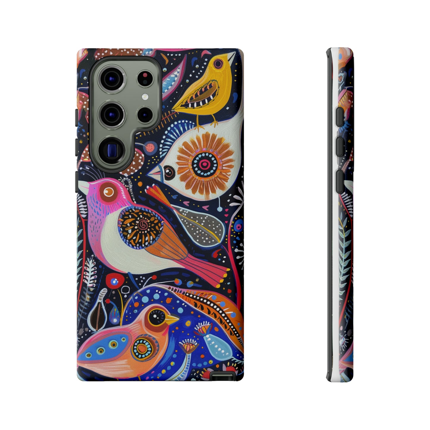 Mexican Style Bird Painting Phone Case