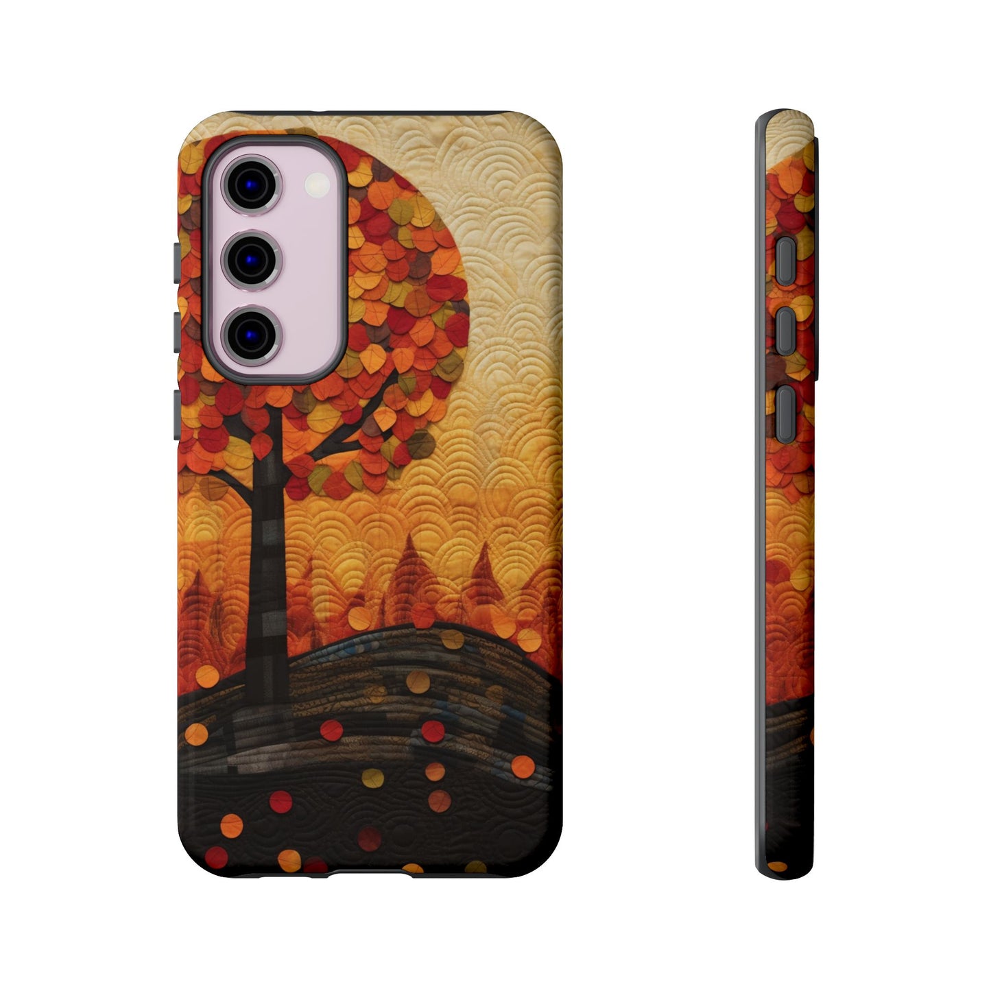 Autumn iPhone Case, Forest Embroidered Style Phone Case