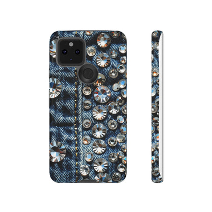 Blue Jean Queen Rhinestone Bling Phone Case