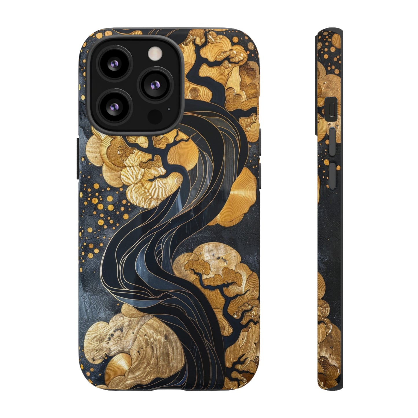 Gold and Silver Tree of Life Design Phone Case