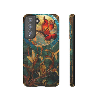 Art Nouveau Floral Full Moon Phone Case