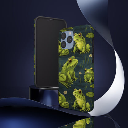 Frogs Tough iPhone Case | Embrace The Reptile Green Style and Reliable Protection