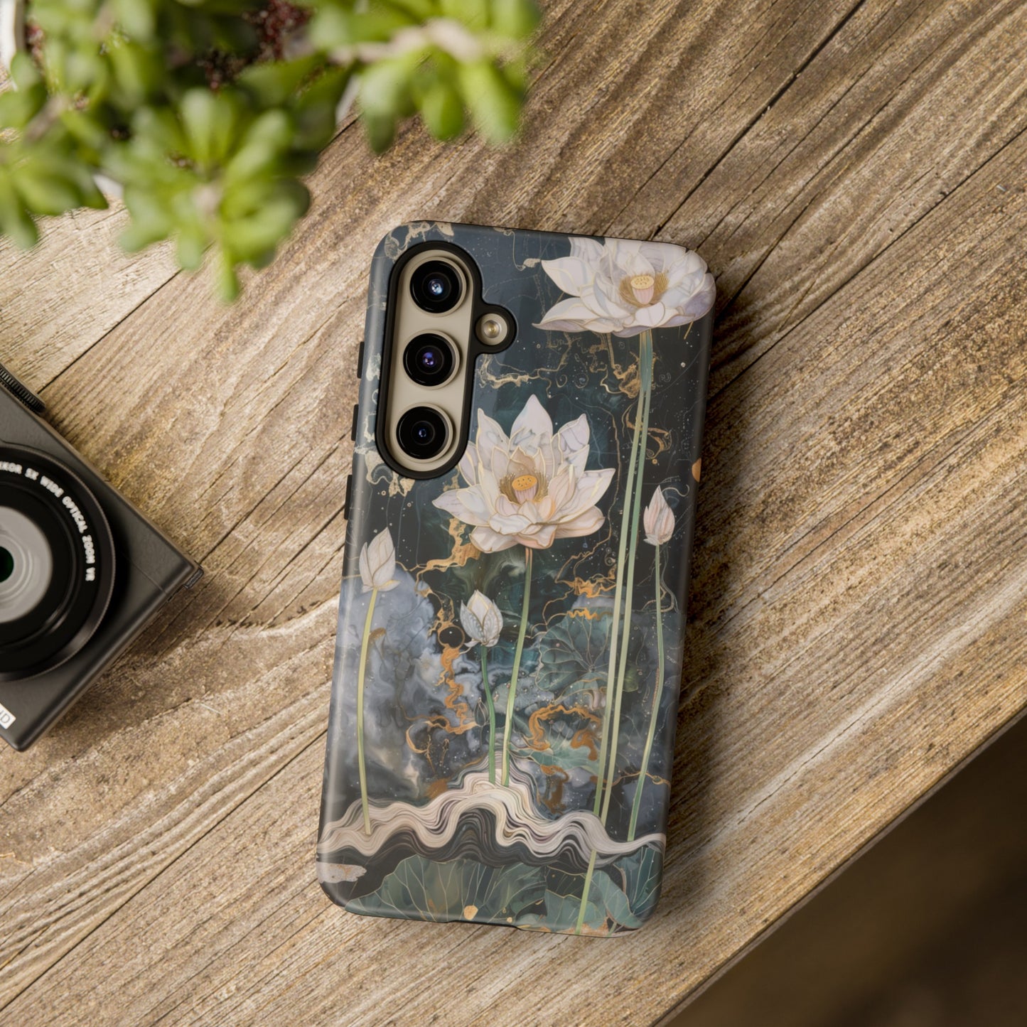 Lotus Floral Zen Art Phone Case