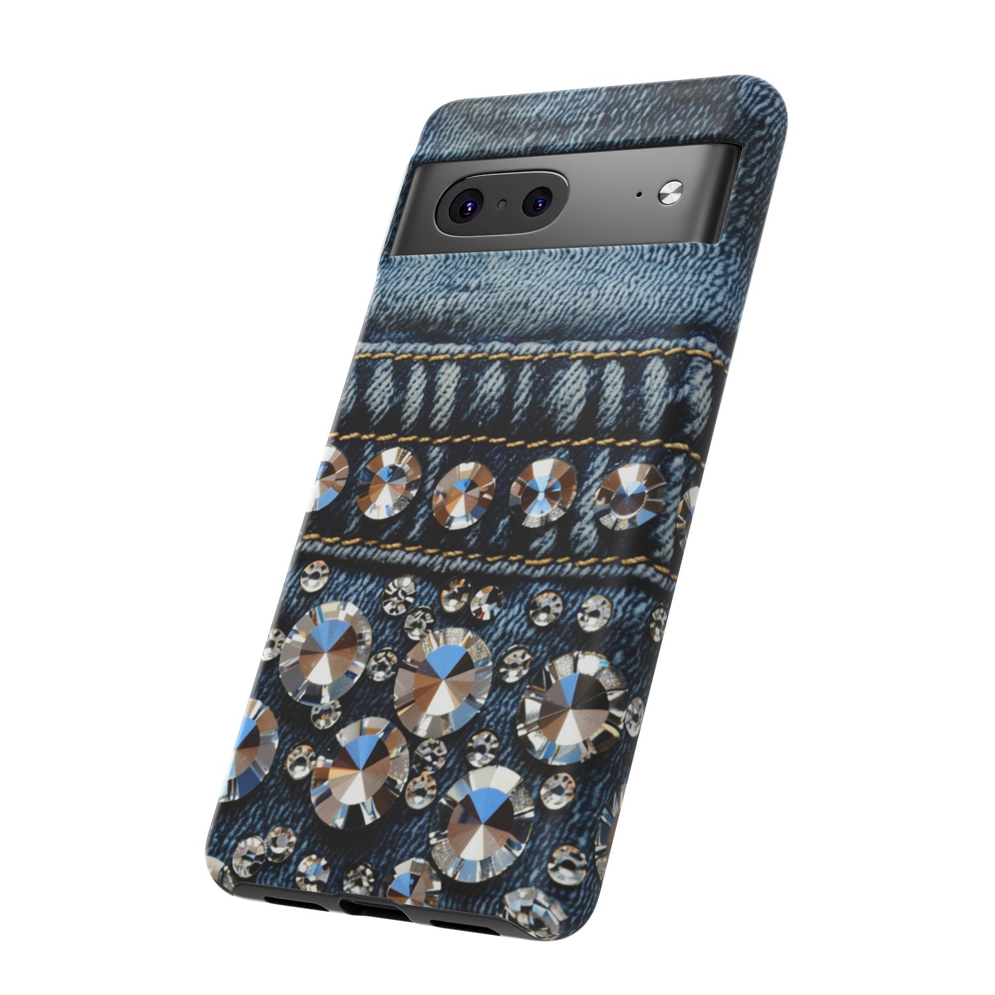 Blue Jean Queen Rhinestone Bling Phone Case