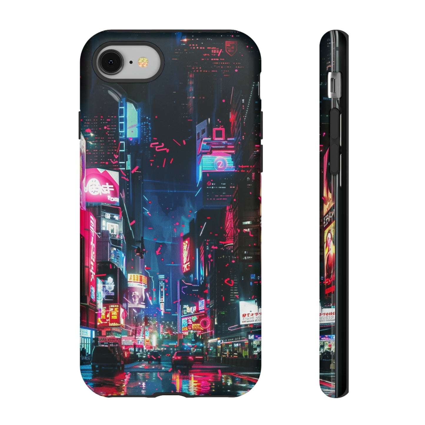 Cyberpunk Tokyo Cityscape Phone Case