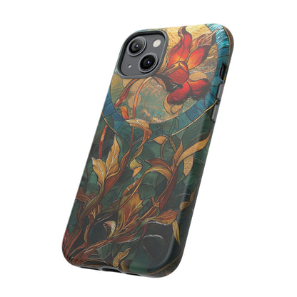 Art Nouveau Floral Full Moon Phone Case