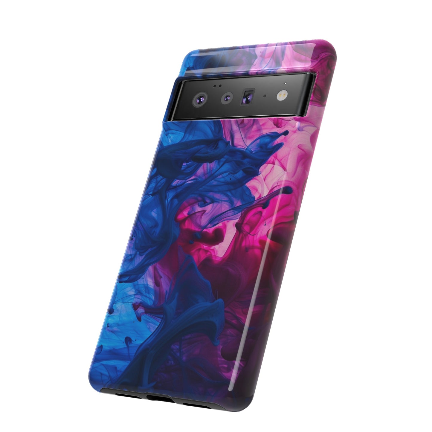 Magenta and Blue Color Explosion Phone Case