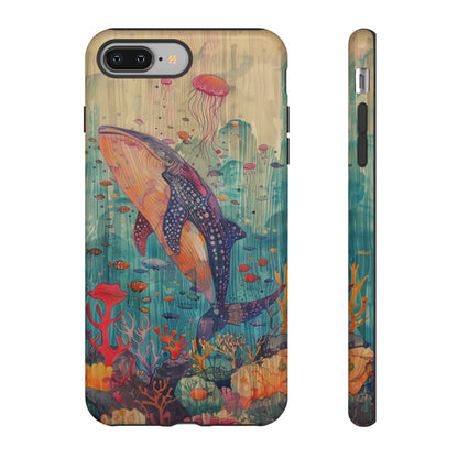 Whale Shark, Turtle, Manta Ray Phone Case