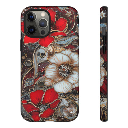 Stained Glass Floral Paisley Explosion Phone Case