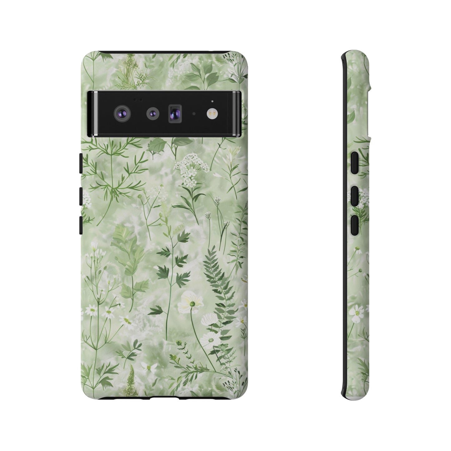 Floral Sage Green Wildflower Phone Case