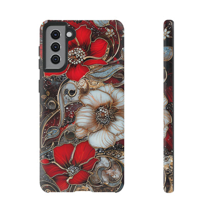 Stained Glass Floral Paisley Explosion Phone Case