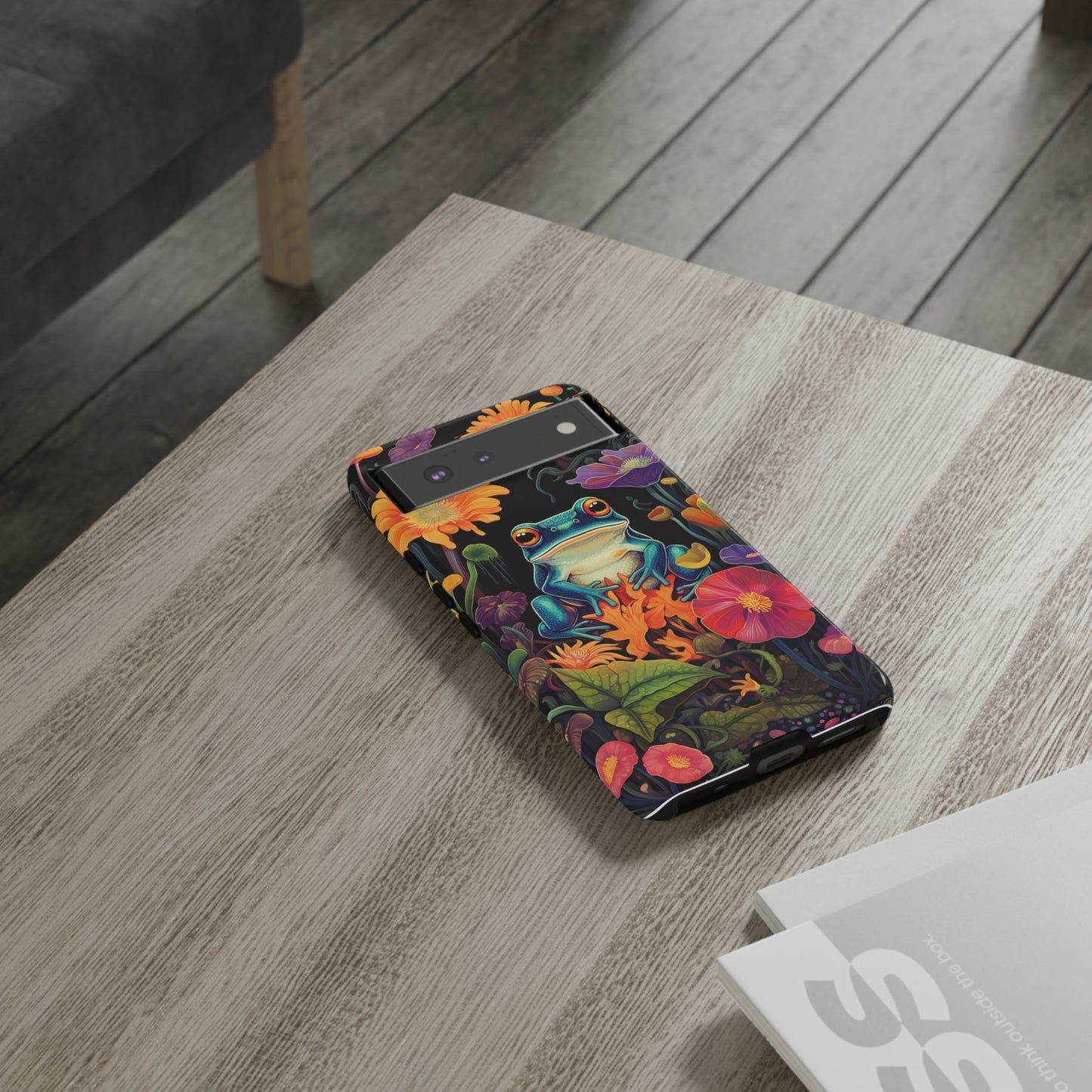 Floral Frogs Elegance Phone Case for Google Pixel, iPhone & Samsung Galaxy