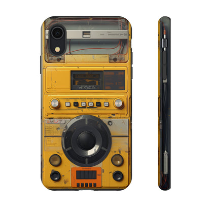 Cyberpunk Techno Gadget Walkman: Premium Phone Tough Case for iPhone, Samsung Galaxy, and Google Pixel