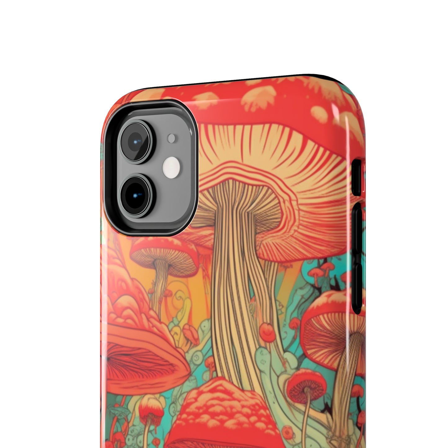 Trippy Magic Mushroom Tough iPhone Case | Embrace the Psychedelic Art