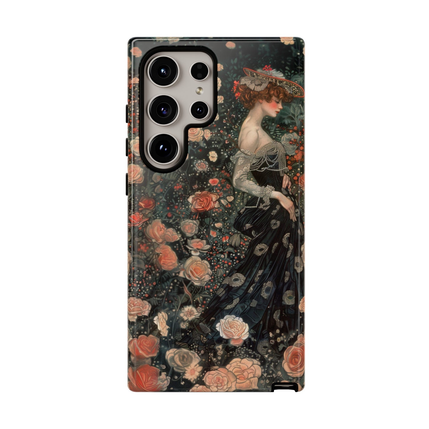 Art Nouveau French Floral Beauty Painting Phone Case