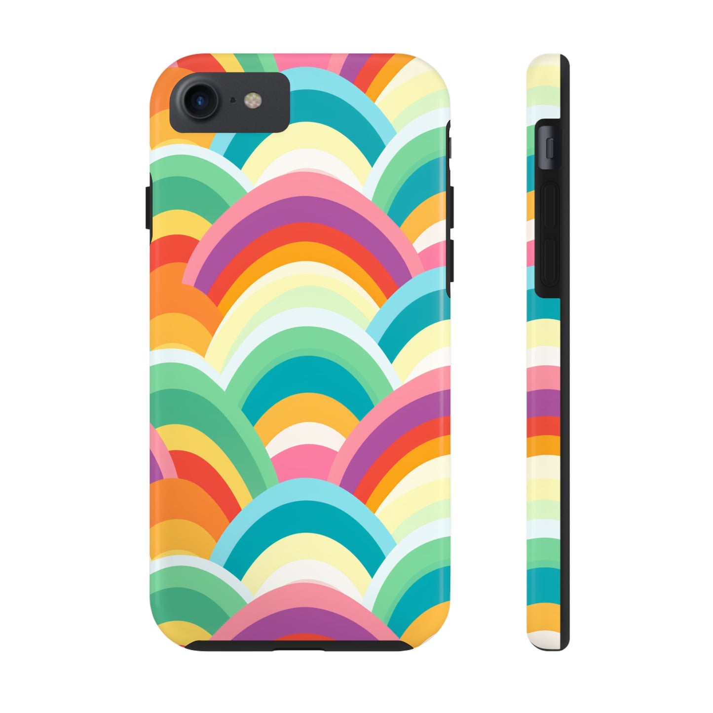 Rainbow Tough iPhone Case | Embrace Vibrant Style and Reliable Protection